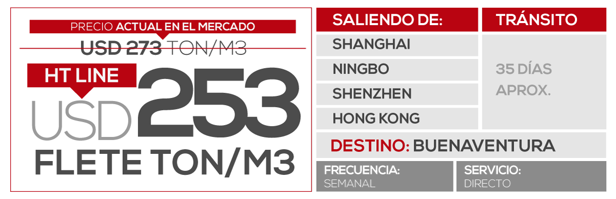 Tarifas | HT Line Agente de Carga Internacional | servicios Freight Forwarder | LCL | FCL | Carga Aérea | China Colombia Estados Unidos Tarifas | HT Line Agente de Carga Internacional | servicios Freight Forwarder | LCL | FCL | Carga Aérea | China Colombia Estados Unidos